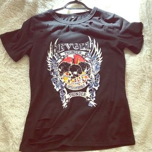 A rock n roll t shirt